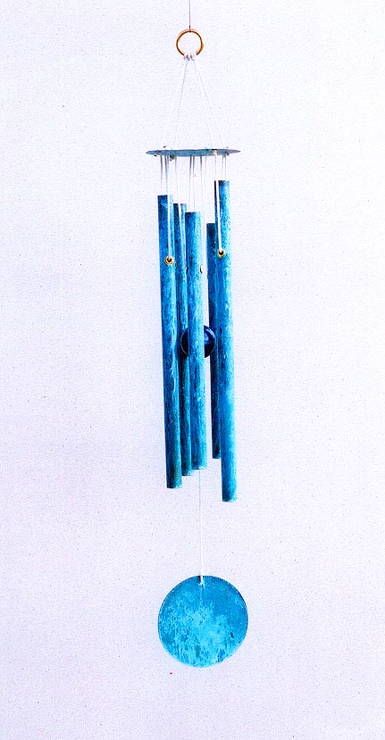 How To Make A Wind Chime Make Your Own Wind Chime This Instruction Booklet Will Show You Step By How To Durable All Copper Oxidized A Beautiful Blue